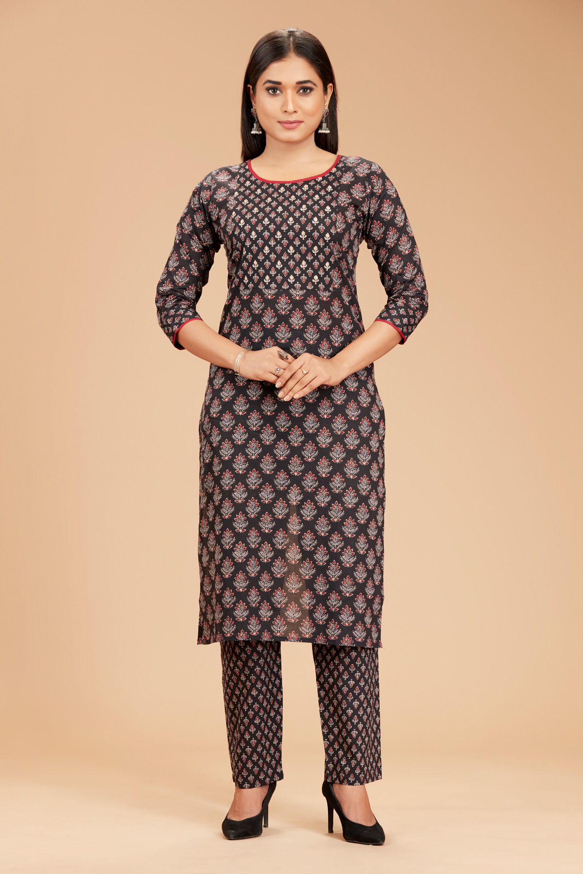 Black Kurti With Pant